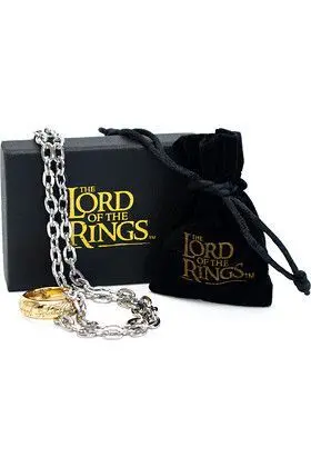 EL ANILLO UNICO CON CADENA THE LORD OF THE RINGS