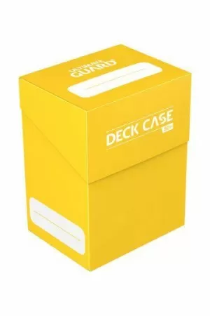 DECK BOX CARD CASE 80+ AMARILLO YELLOW ULTIMATE GUARD