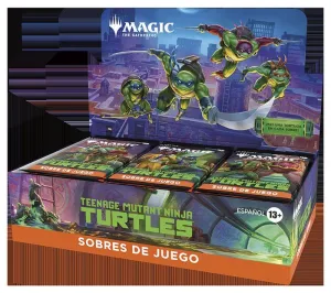 CAJA SOBRES TORTUGAS NINJA CASTELLANO TNMT