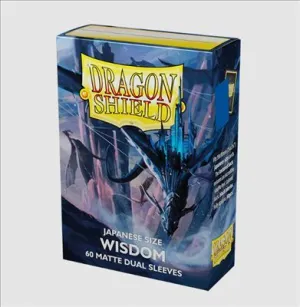 FUNDAS DRAGON SHIELD JAPONES WISDOM DUAL MATTE 60UD