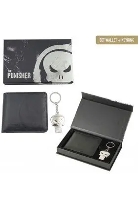 SET REGALO CON CARTERA MARVEL THE PUNISHER